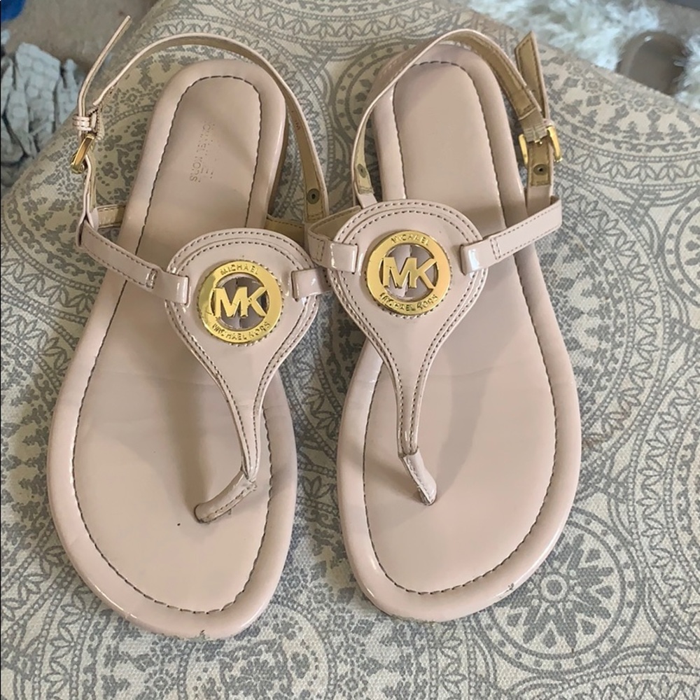 Michael Kors Nude Pink Thong Sandal 7.5